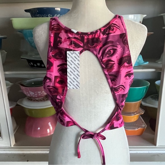 Urban Outfitters Fiona Trouble Tie Back Tank - Size XL - Picture 7 of 16